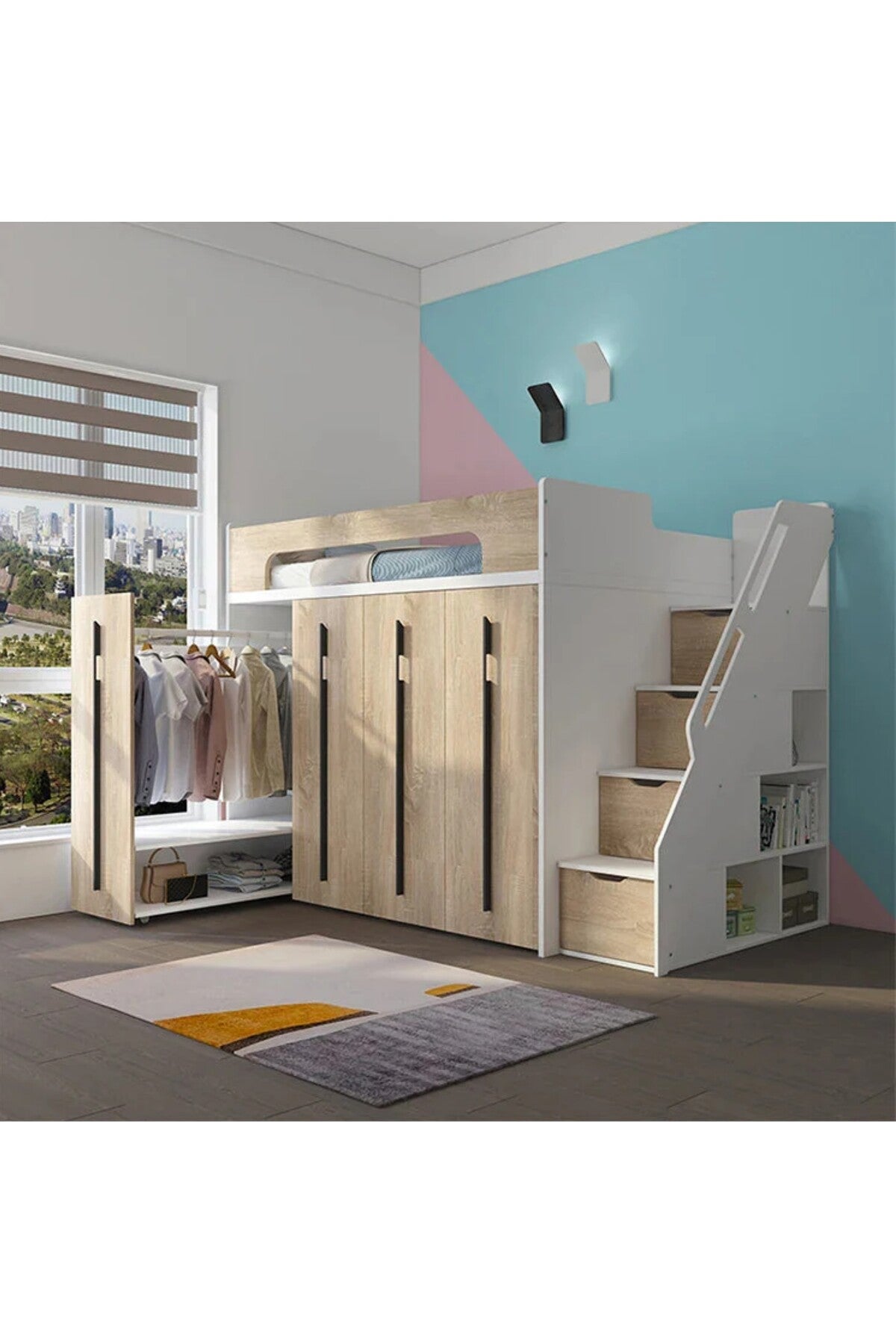 Hernest GİZLİ DOLAP AKILLI RANZA