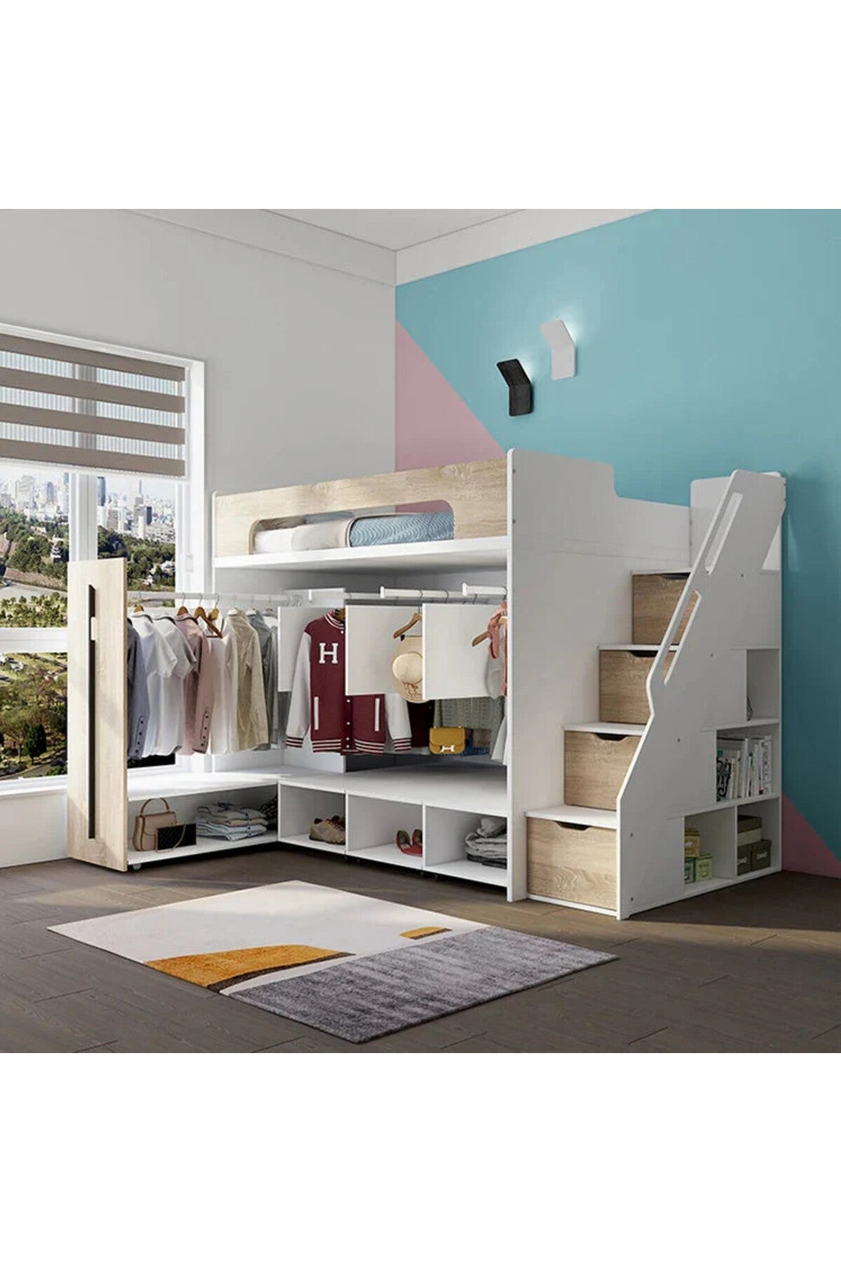 Hernest GİZLİ DOLAP AKILLI RANZA