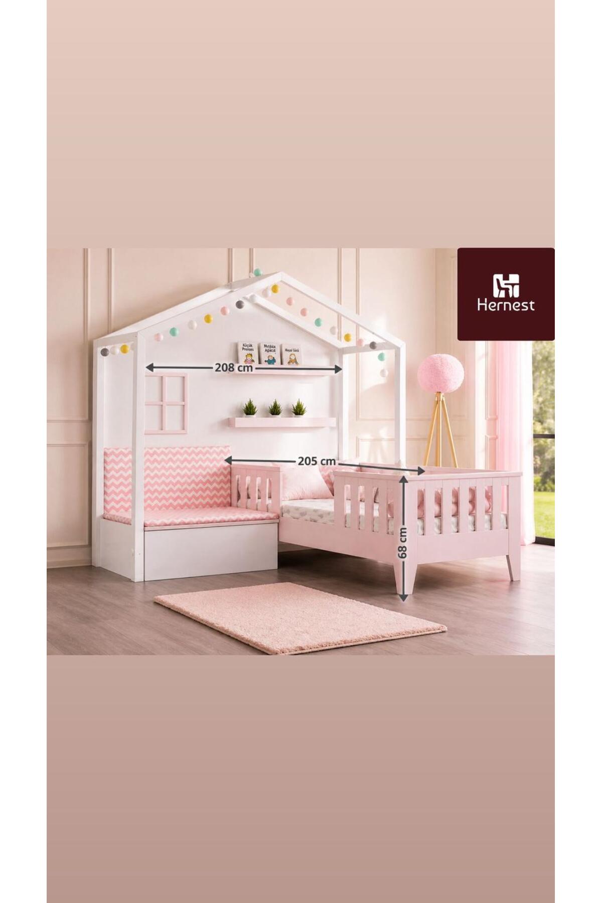 Hernest MODERN MASİF AHŞAP MİNİMALİST BEBEK ODASI