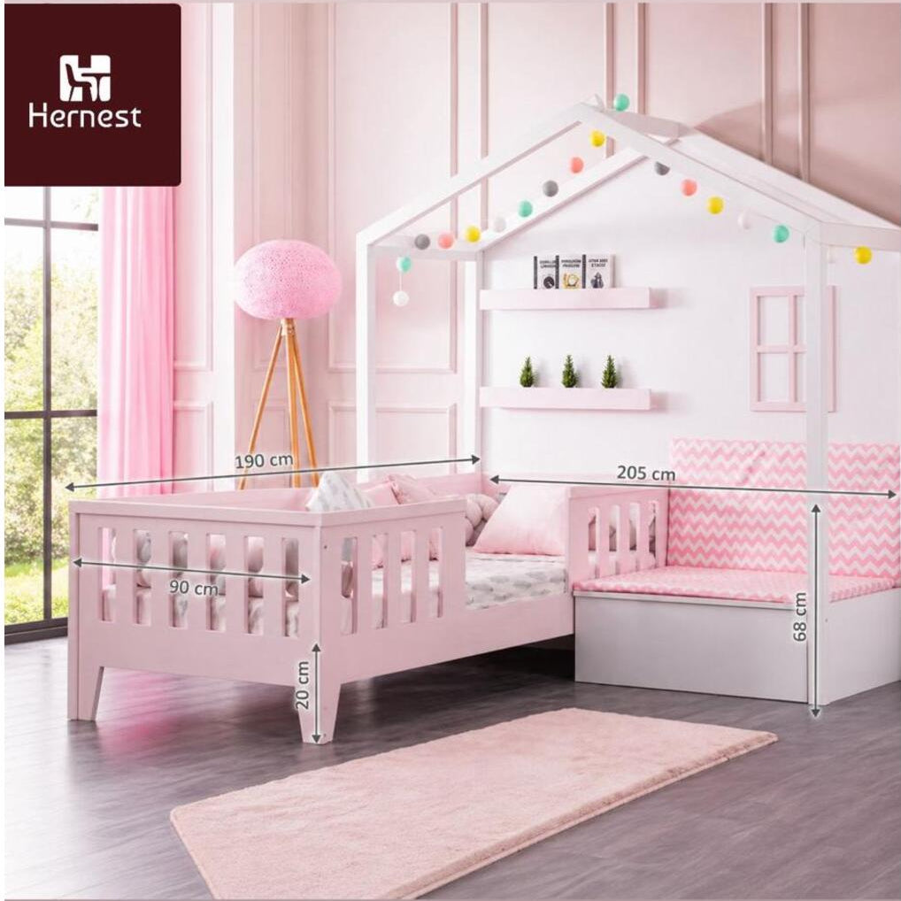 Hernest MODERN MASİF AHŞAP MİNİMALİST BEBEK ODASI