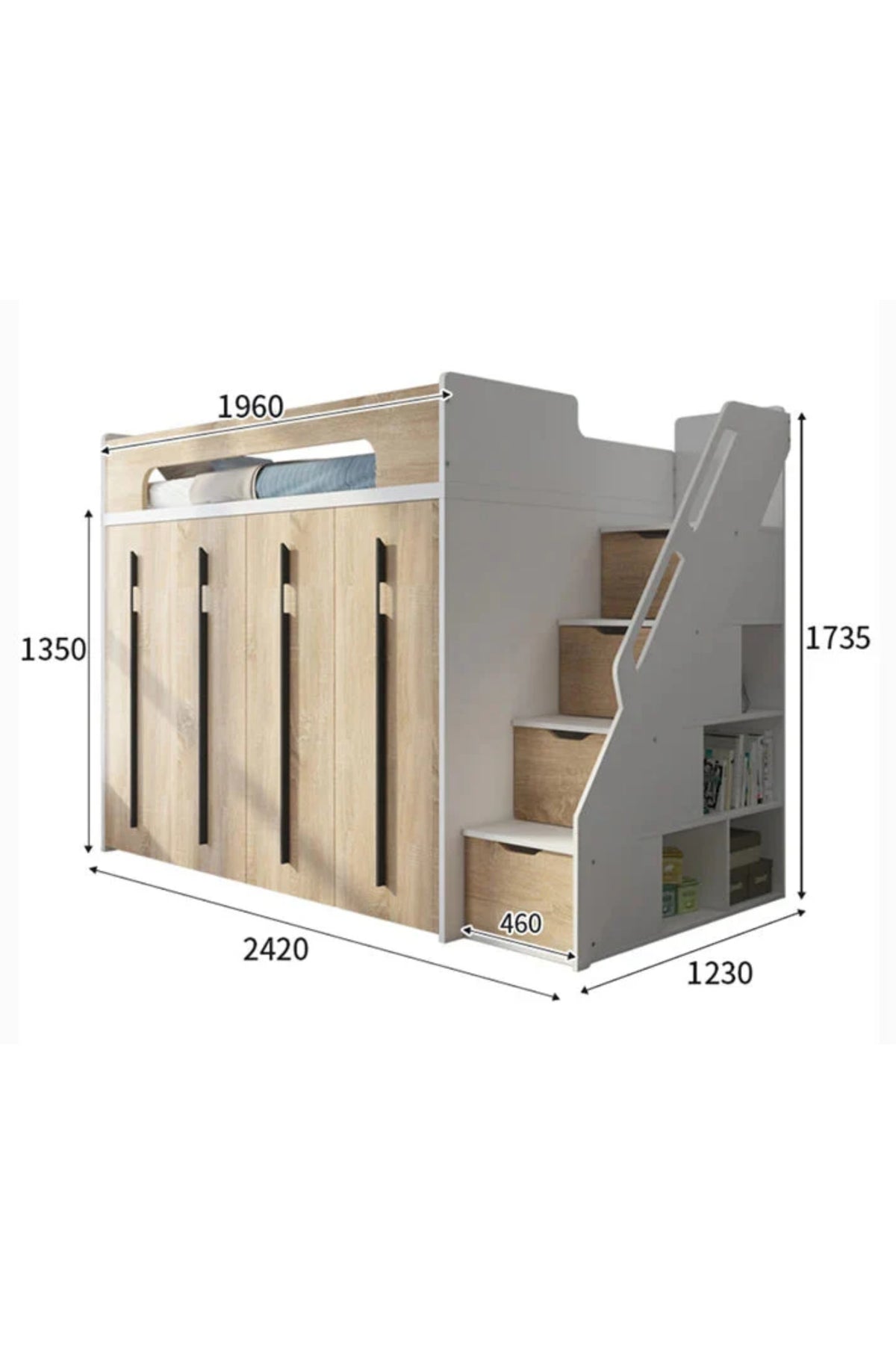 Hernest GİZLİ DOLAP AKILLI RANZA