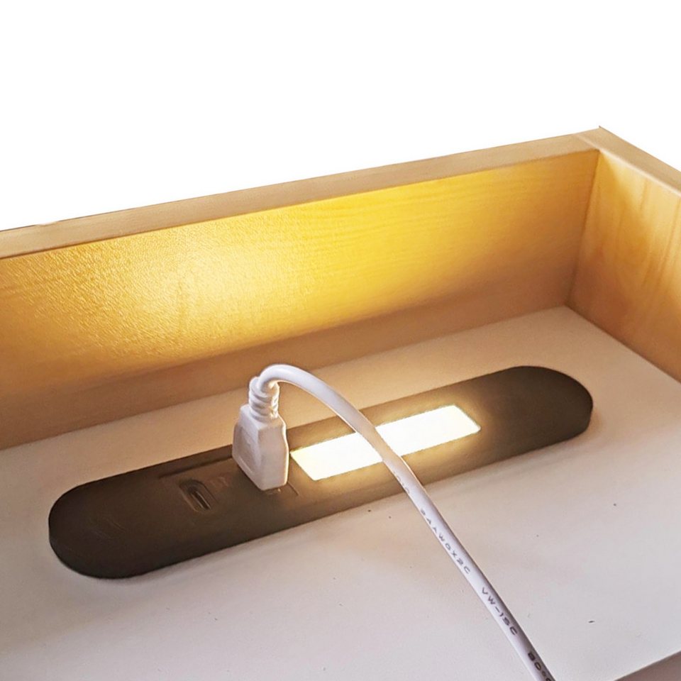 Flieks çocuk yatağı, yarım yüksek yatak 90x200cm, sürgülü kapılı dolap, LED şerit ve şarj