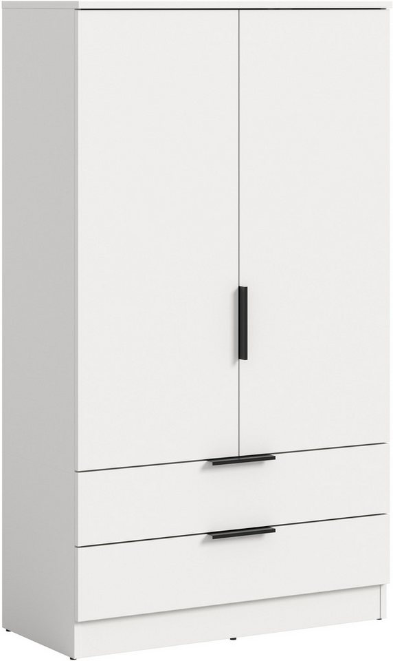 Ev eşyası çamaşır dolabı SKARDE, gardırop, yatak odası dolabı, dolap (1 adet, yükseklik: 140 cm, 2 kapı, 2 çekmece, 1 elbise askısı) OTTO BESTSELLER, gardırop, üniversal dolap, hol dolabı, dolap