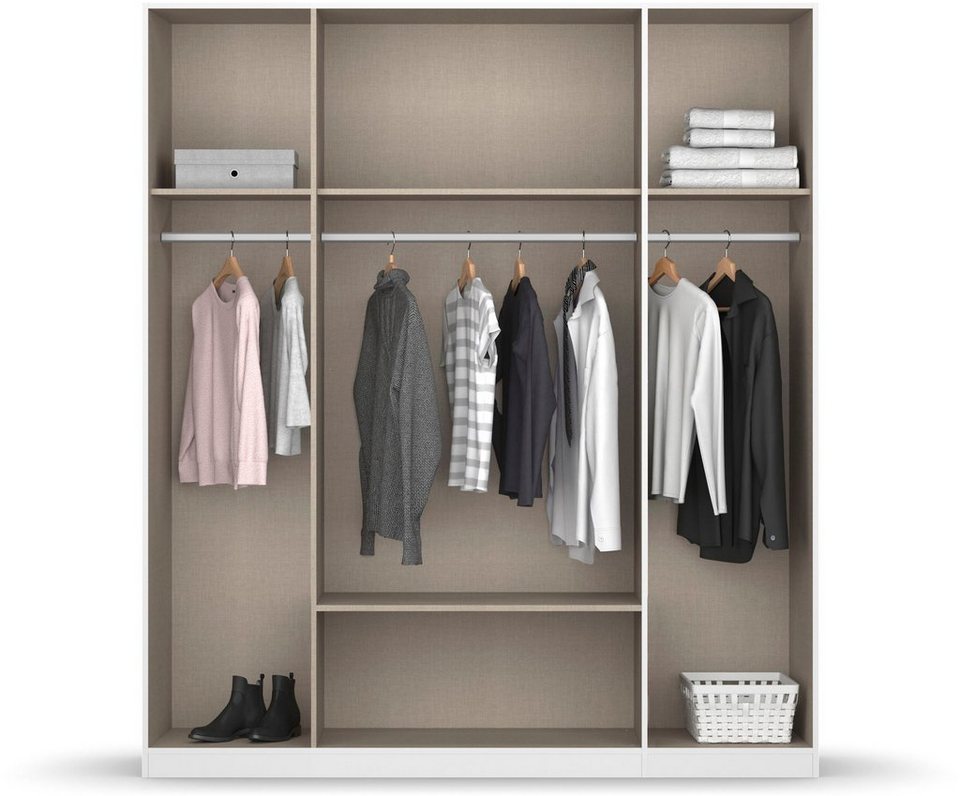 duman dolabı dolap gardırop giyinme odası GAMMA genişlikler 181/271 cm (3 versiyonda BASIC/CLASSIC/PREMIUM (SOFT CLOSE fonksiyonu dahil) aynalı TOPSELLER MADE IN ALMANY