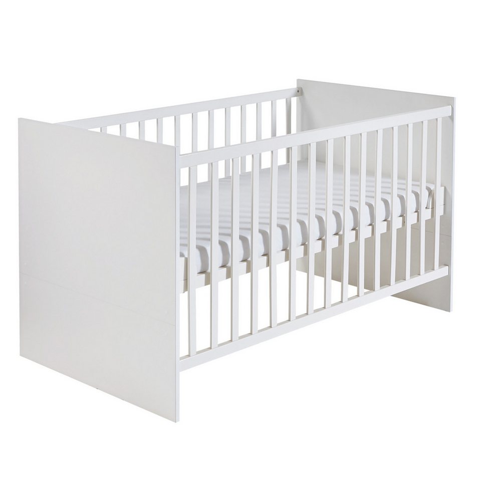 roba® bebek odası komple set Maren, bebek karyolası, alt değiştirme masası ve 3 kapılı dolap, açılabilir