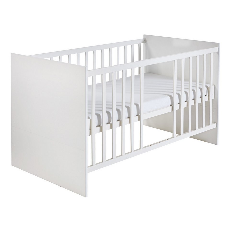 roba® bebek odası komple set Maren, bebek karyolası, alt değiştirme masası ve 3 kapılı dolap, açılabilir